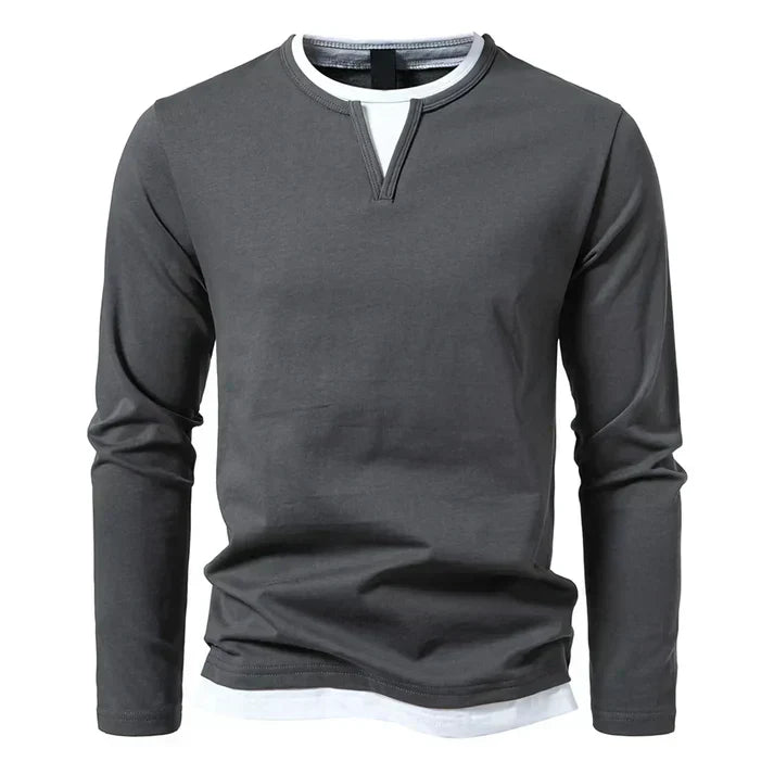 Louise – Long-Sleeve Shirt Made from High-Quality Combed Cotton